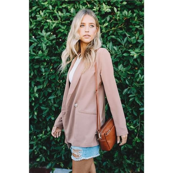 Cute Pink Womens Vegan Leather Triple Zip Small Crossbody Bag - Picture 4 of 6